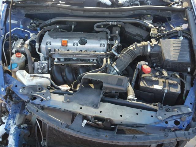 1HGCS1B34AA008751 - 2010 HONDA ACCORD LX BLUE photo 7