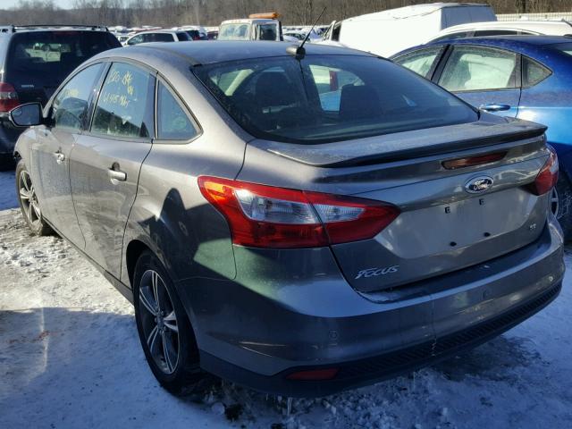 1FADP3F29EL148232 - 2014 FORD FOCUS SE GRAY photo 3