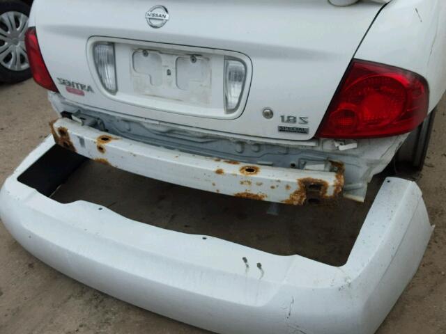 3N1CB51D95L543916 - 2005 NISSAN SENTRA 1.8 WHITE photo 9