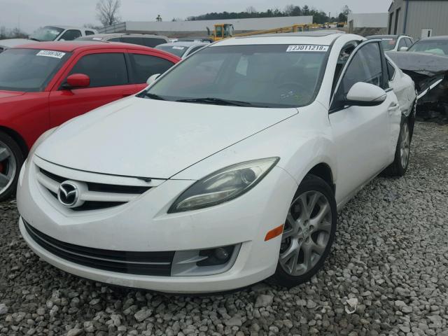 1YVHZ8CB9B5M03592 - 2011 MAZDA 6 S WHITE photo 2