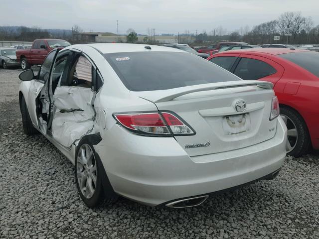 1YVHZ8CB9B5M03592 - 2011 MAZDA 6 S WHITE photo 3