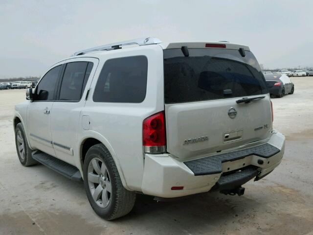 5N1BA0ND9EN609160 - 2014 NISSAN ARMADA SV/ WHITE photo 3