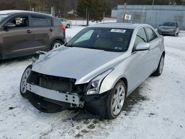 1G6AG5RX2E0143586 - 2014 CADILLAC ATS SILVER photo 2