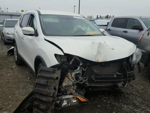 5N1AT2MT0EC805834 - 2014 NISSAN ROGUE S WHITE photo 1