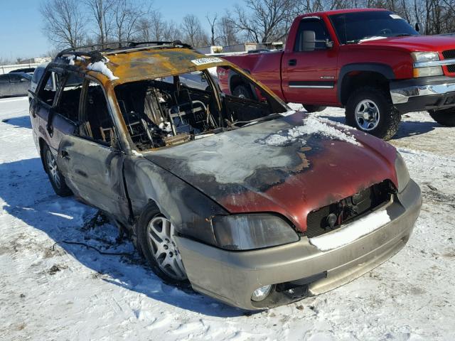 4S3BH675837648767 - 2003 SUBARU LEGACY OUT RED photo 1