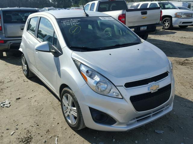 KL8CD6S9XDC623400 - 2013 CHEVROLET SPARK 1LT SILVER photo 1