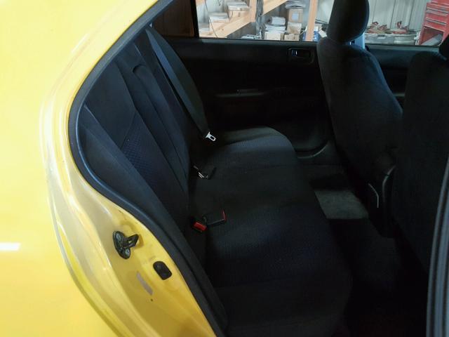 JA3AJ86E23U047965 - 2003 MITSUBISHI LANCER OZ YELLOW photo 6