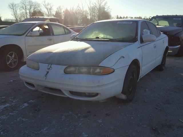 1G3NL52T5XC391947 - 1999 OLDSMOBILE ALERO GL WHITE photo 2