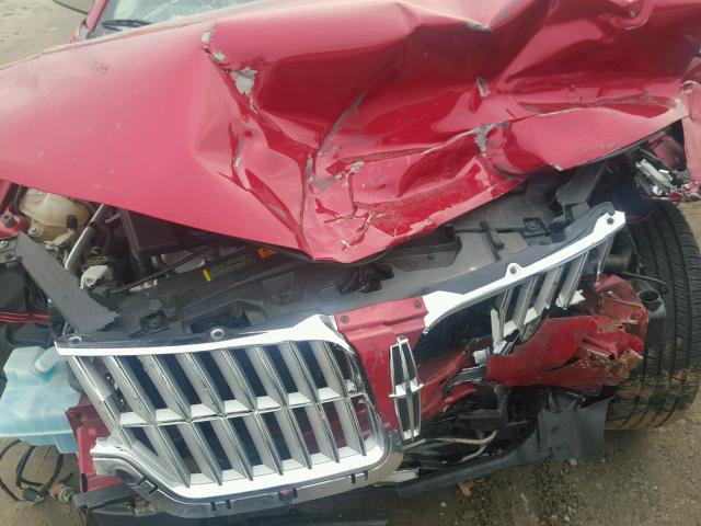 3LNHL2GC5AR755065 - 2010 LINCOLN MKZ Rojo foto 7
