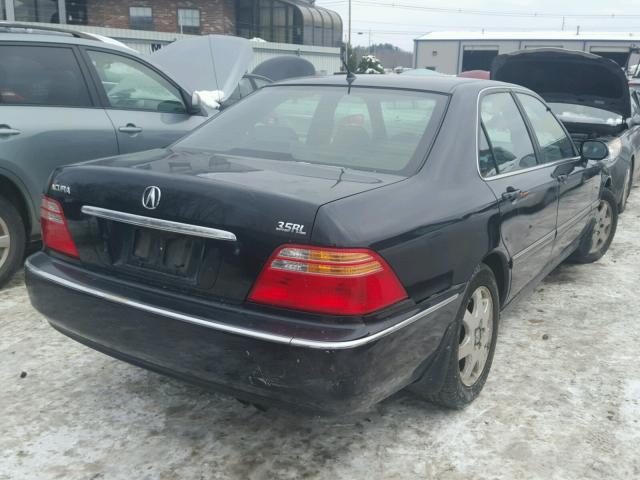 JH4KA96682C004805 - 2002 ACURA 3.5RL BLACK photo 4