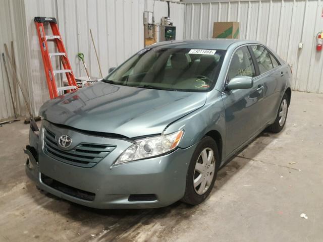 4T4BE46K77R006375 - 2007 TOYOTA CAMRY NEW BLUE photo 2