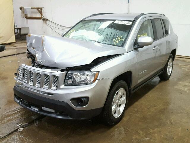 1C4NJCEA6HD206708 - 2017 JEEP COMPASS LA SILVER photo 2