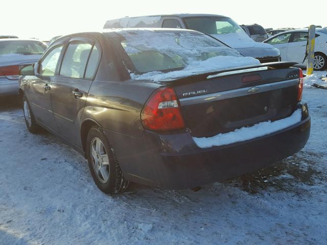 1G1ZT52835F186449 - 2005 CHEVROLET MALIBU LS BLUE photo 3