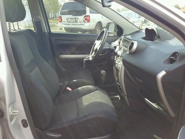 JTKKT624965016947 - 2006 TOYOTA SCION XA SILVER photo 5
