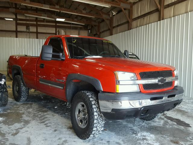 1GCEK14V93Z270596 - 2003 CHEVROLET SILVERADO RED photo 1