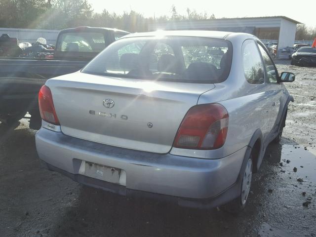 JTDAT1237Y5006059 - 2000 TOYOTA ECHO SILVER photo 4