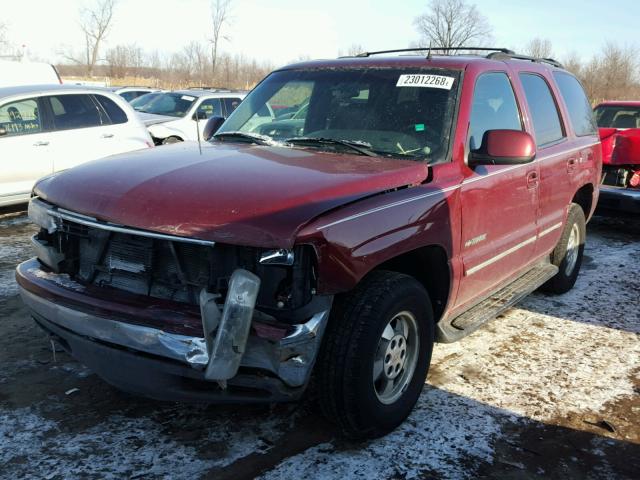 1GNEK13Z12J227427 - 2002 CHEVROLET TAHOE K150 RED photo 2