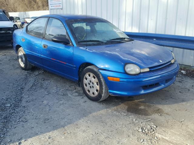 1B3ES47CXWD690592 - 1998 DODGE NEON HIGHL BLUE photo 1