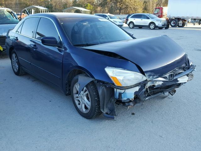 1HGCM55316A144078 - 2006 HONDA ACCORD SE BLUE photo 1