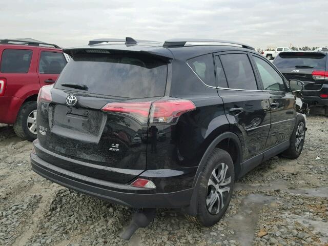 2T3BFREV5HW591921 - 2017 TOYOTA RAV4 LE BLACK photo 4