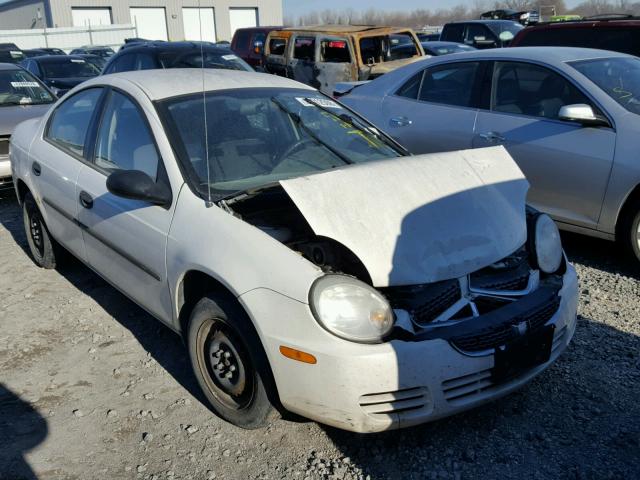 1B3ES26C74D636055 - 2004 DODGE NEON BASE WHITE photo 1