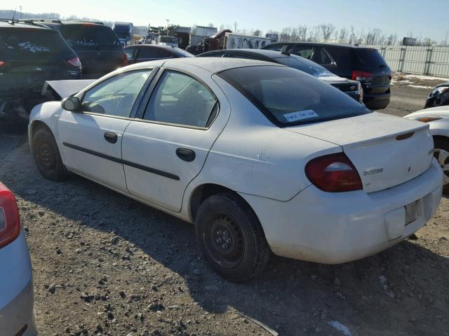 1B3ES26C74D636055 - 2004 DODGE NEON BASE WHITE photo 3