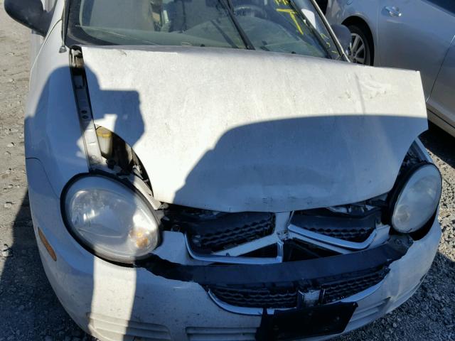 1B3ES26C74D636055 - 2004 DODGE NEON BASE WHITE photo 9