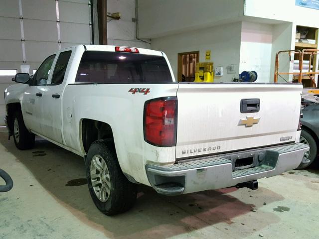 1GCVKREC7EZ188333 - 2014 CHEVROLET SILVERADO WHITE photo 3