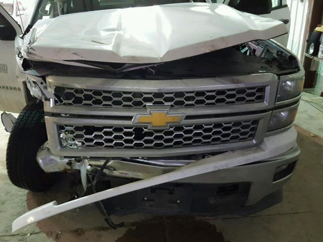 1GCVKREC7EZ188333 - 2014 CHEVROLET SILVERADO WHITE photo 7