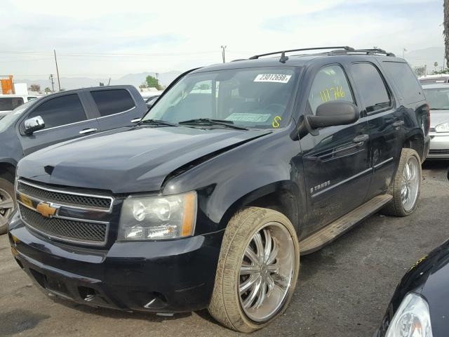 1GNFC13C58J208241 - 2008 CHEVROLET TAHOE C150 BLACK photo 2