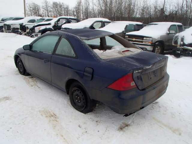 1HGEM21562L812535 - 2002 HONDA CIVIC LX BLUE photo 3