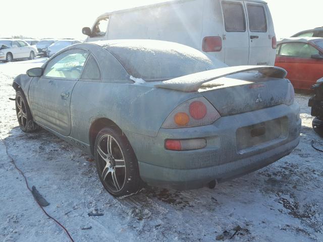 4A3AC44G44E042073 - 2004 MITSUBISHI ECLIPSE GS GRAY photo 3