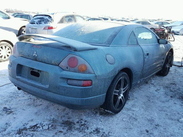 4A3AC44G44E042073 - 2004 MITSUBISHI ECLIPSE GS GRAY photo 4