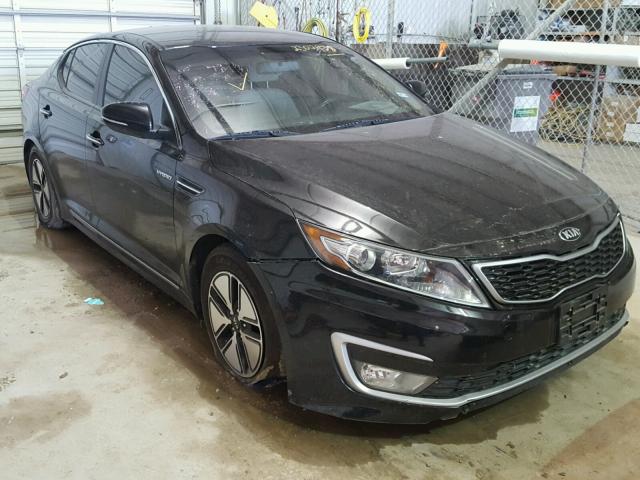 KNAGM4AD6D5061144 - 2013 KIA OPTIMA HYB BLACK photo 1