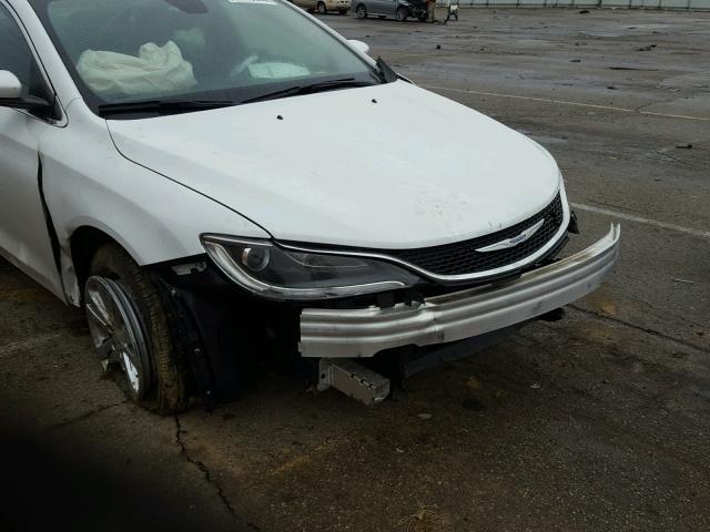 1C3CCCAB3GN120639 - 2016 CHRYSLER 200 LIMITE WHITE photo 9