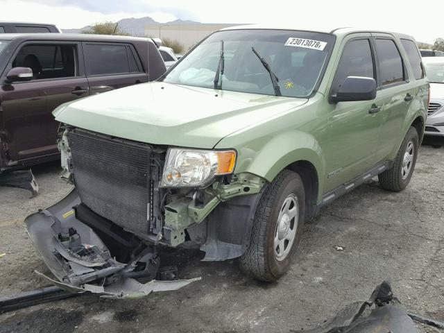 1FMCU02Z08KA96009 - 2008 FORD ESCAPE XLS GREEN photo 2