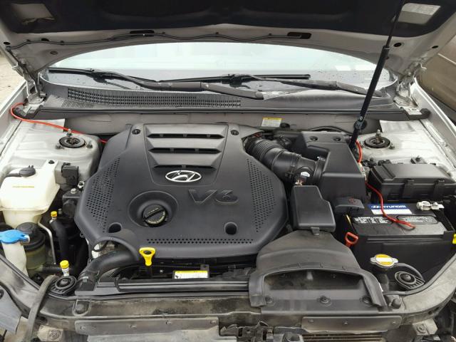 5NPEU46F69H536769 - 2009 HYUNDAI SONATA SE SILVER photo 7