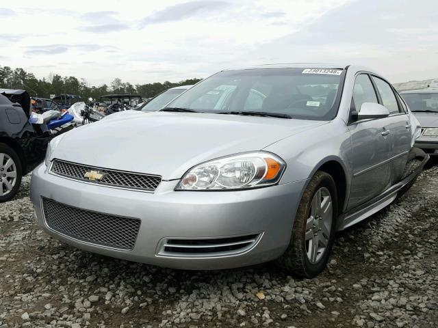 2G1WG5E39C1205498 - 2012 CHEVROLET IMPALA LT SILVER photo 2