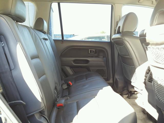 5FNYF28566B045872 - 2006 HONDA PILOT EX BLUE photo 6