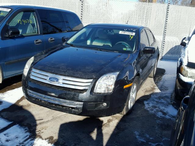 3FAHP07Z69R157795 - 2009 FORD FUSION SE BLACK photo 2