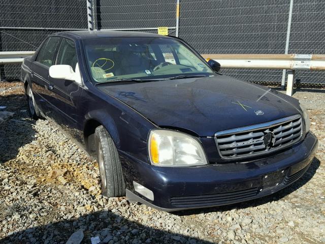 1G6KE54YX3U181342 - 2003 CADILLAC DEVILLE DH BLUE photo 1