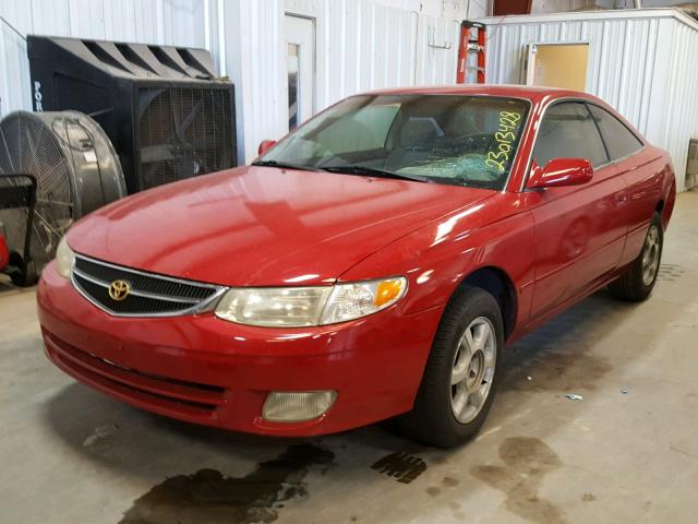 2T1CF22P6XC141401 - 1999 TOYOTA CAMRY SOLA RED photo 2