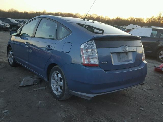 JTDKB20U887712809 - 2008 TOYOTA PRIUS BLUE photo 3