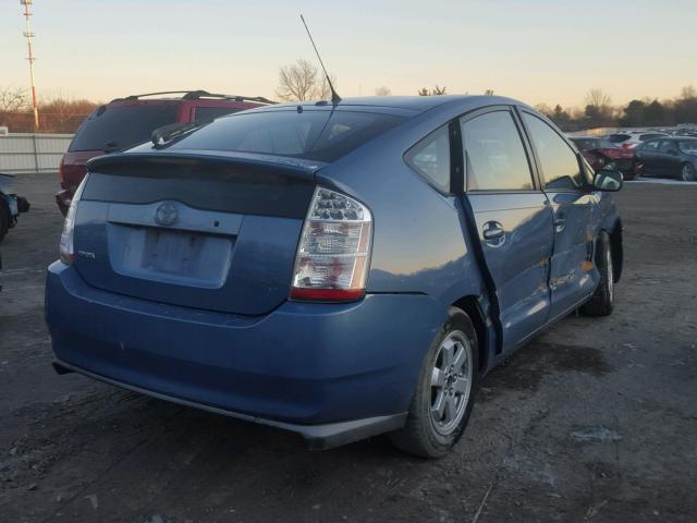 JTDKB20U887712809 - 2008 TOYOTA PRIUS BLUE photo 4