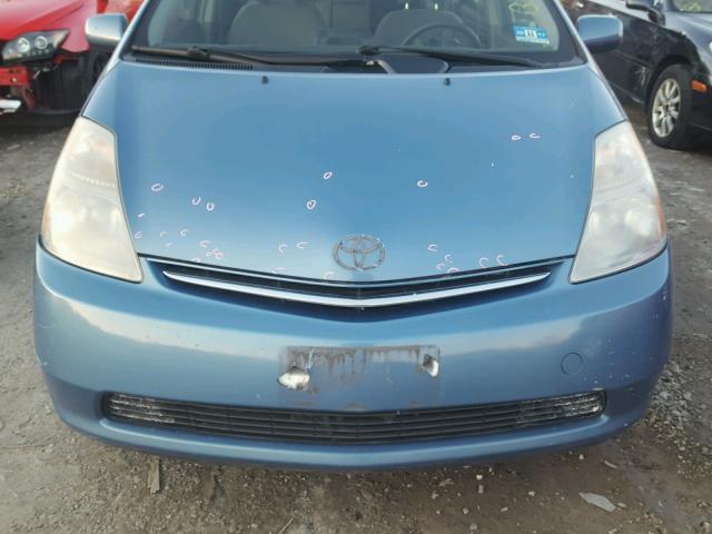 JTDKB20U887712809 - 2008 TOYOTA PRIUS BLUE photo 7