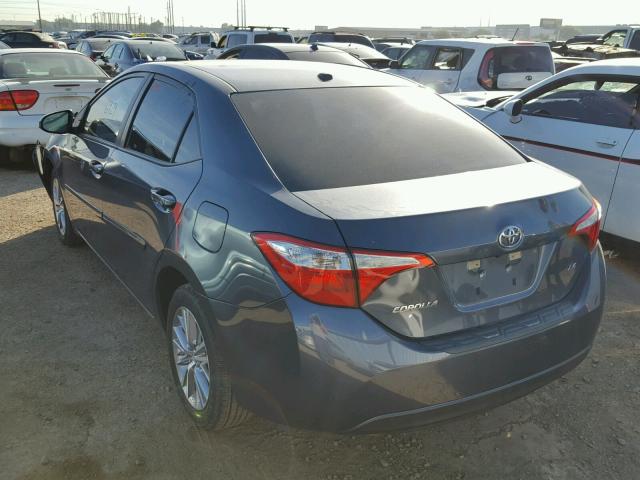 5YFBURHEXFP325464 - 2015 TOYOTA COROLLA L CHARCOAL photo 3