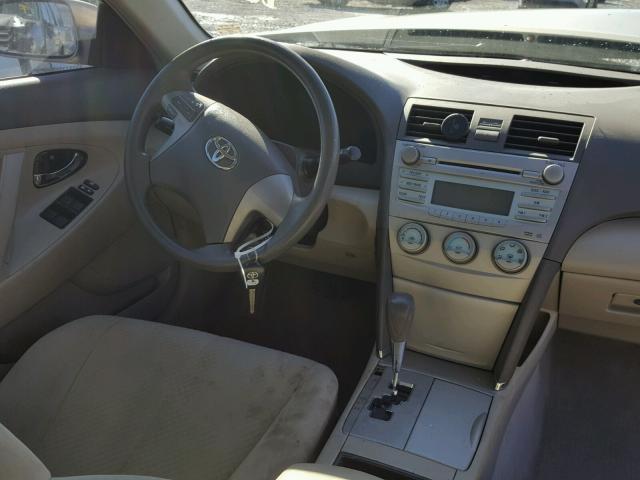 4T1BE46K57U135967 - 2007 TOYOTA CAMRY NEW GOLD photo 9