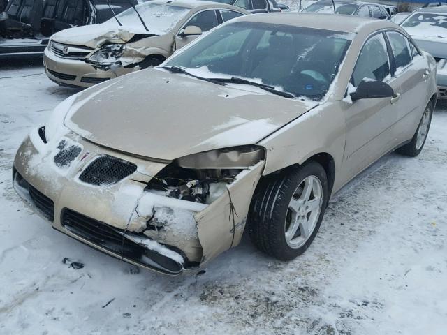 1G2ZG58N874119633 - 2007 PONTIAC G6 BASE GOLD photo 2