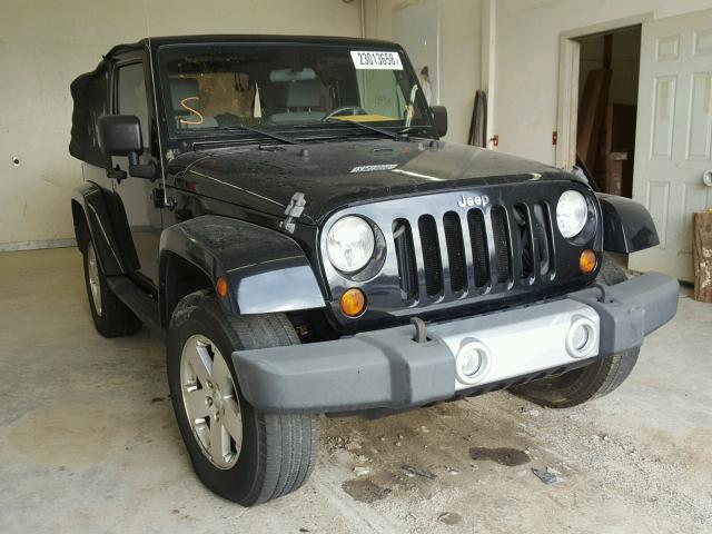 1J8FA54178L593494 - 2008 JEEP WRANGLER S BLACK photo 1