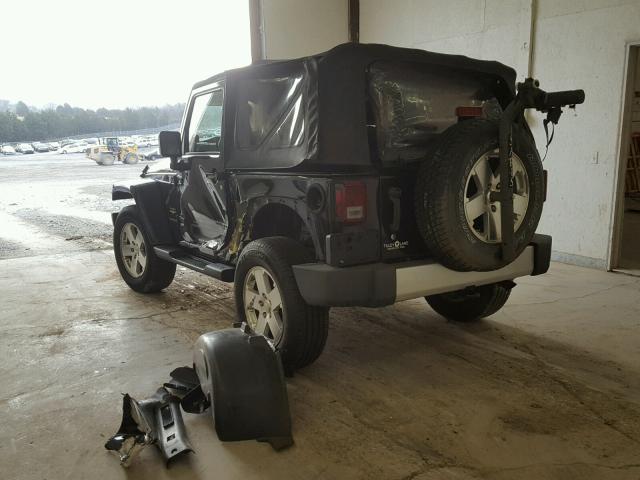 1J8FA54178L593494 - 2008 JEEP WRANGLER S BLACK photo 3